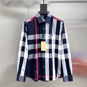 Burberry Men’s S Size Classic Check Long - Sleeve Shirt